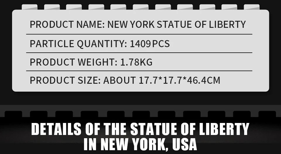 WG5227 Estatua de la Libertad de la Gran Arquitectura del Mundo Juguetes T&eacute;cnicos De Ladrillo Moc Edificios Emblem&aacute;ticos De La Ciudad Creativa Modelo de Ensamblaje Decoraci&oacute;n de Escritorio Adornos Reg