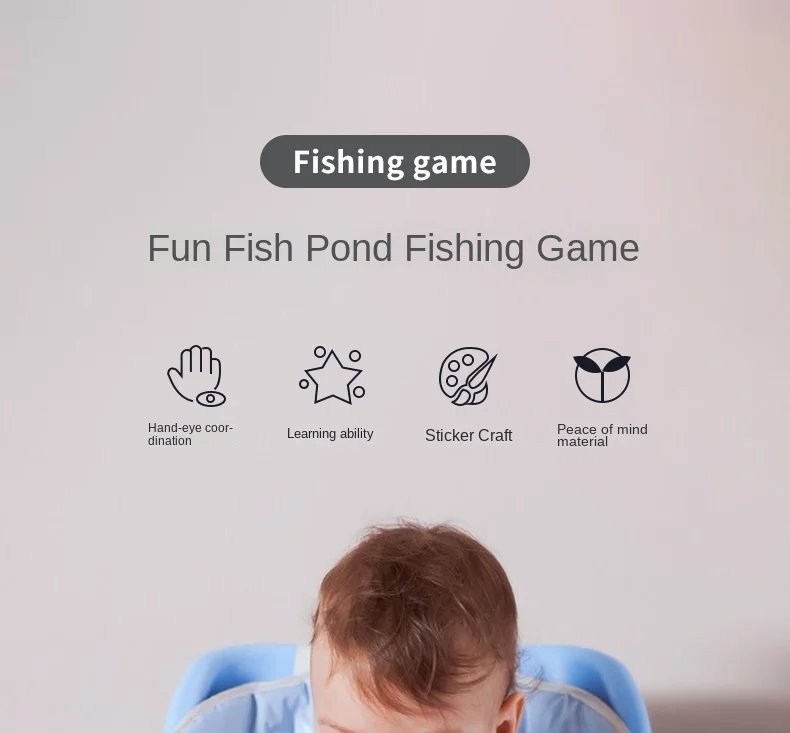 Juguetes de pesca de madera Montessori para niños, juegos de peces cognitivos de vida marina de dibujos animados, juguete educativo interactivo para padres e hijos Juguetes de pesca de madera Montessori para niños, juegos de peces cognitivos de vida marina de dibujos animados, juguete educativo interactivo para padres e hijos