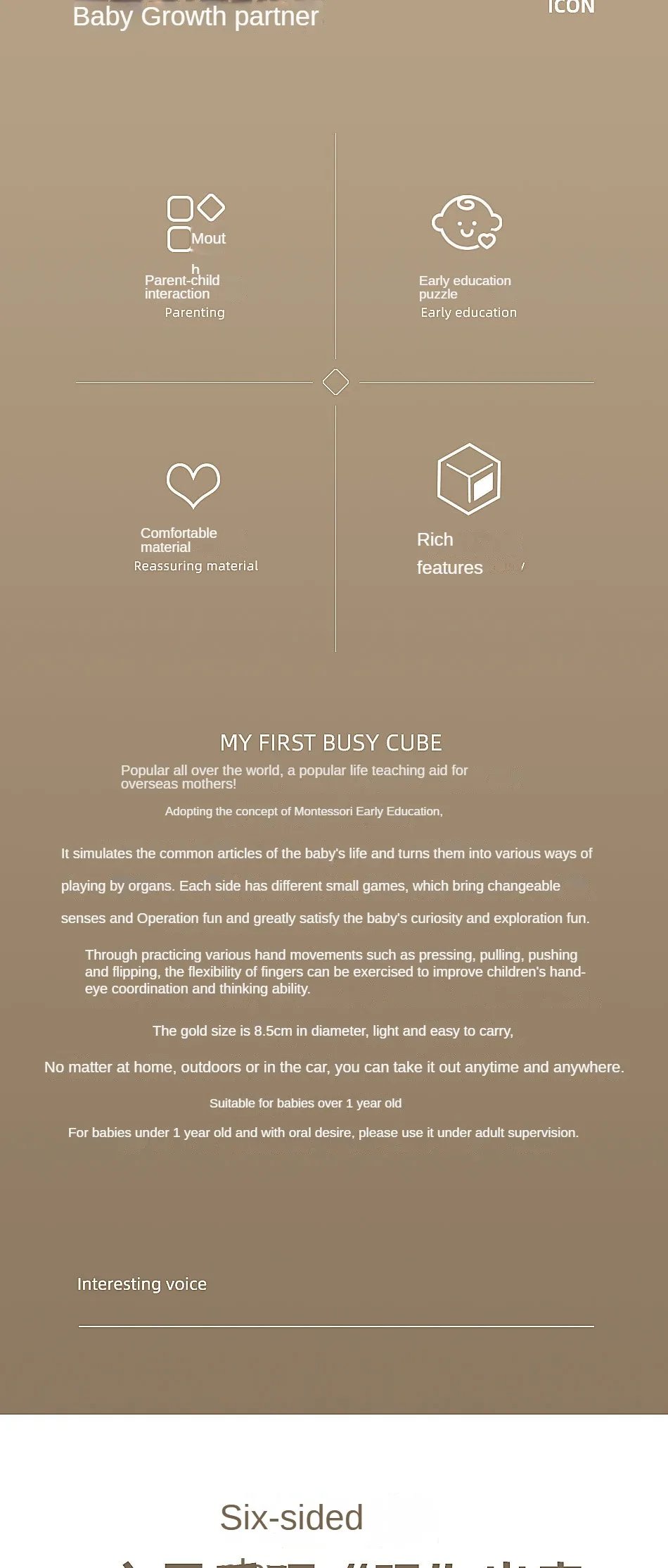 Juguetes Educativos Montessori 6 en 1, tablero sensorial ocupado, cajón de habilidades de práctica para bebé, cubo, juguetes educativos para niña y niño Juguetes Educativos Montessori 6 en 1, tablero sensorial ocupado, cajón de habilidades de práctica para bebé, cubo, juguetes educativos para niña y niño