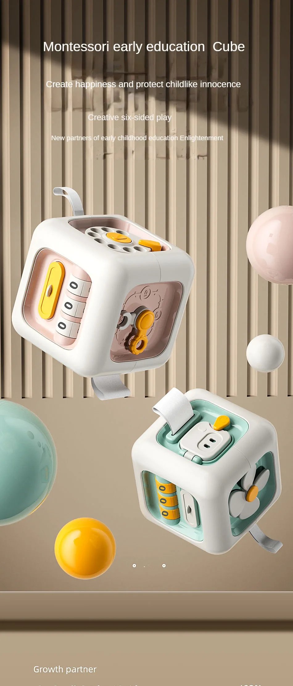 Juguetes Educativos Montessori 6 en 1, tablero sensorial ocupado, cajón de habilidades de práctica para bebé, cubo, juguetes educativos para niña y niño Juguetes Educativos Montessori 6 en 1, tablero sensorial ocupado, cajón de habilidades de práctica para bebé, cubo, juguetes educativos para niña y niño