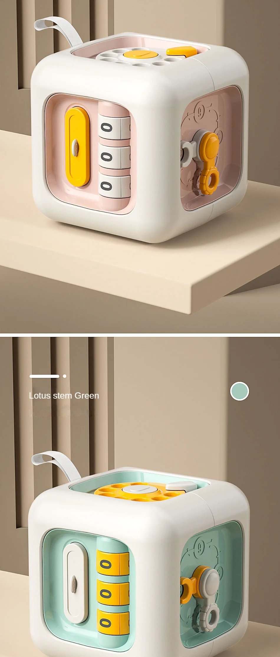 Juguetes Educativos Montessori 6 en 1, tablero sensorial ocupado, cajón de habilidades de práctica para bebé, cubo, juguetes educativos para niña y niño Juguetes Educativos Montessori 6 en 1, tablero sensorial ocupado, cajón de habilidades de práctica para bebé, cubo, juguetes educativos para niña y niño