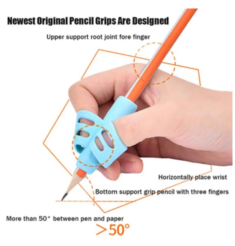 2 unids/set de juguetes Montessori para ni&ntilde;os, juguetes educativos para ni&ntilde;os, aprendizaje temprano, Corrector de l&aacute;piz para sujetar beb&eacute;s, juguetes educativos Montessori