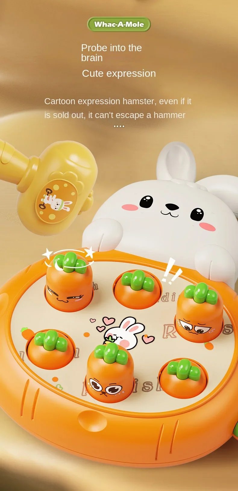 Juguetes de dibujos animados Montessori para bebés, regalo educativo de cumpleaños para niños pequeños, juego de golpear con tema Animal, juego de mesa para padres e hijos Juguetes de dibujos animados Montessori para bebés, regalo educativo de cumpleaños para niños pequeños, juego de golpear con tema Animal, juego de mesa para padres e hijos