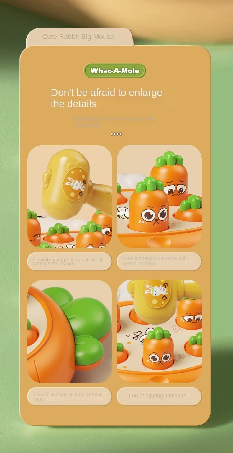 Juguetes de dibujos animados Montessori para bebés, regalo educativo de cumpleaños para niños pequeños, juego de golpear con tema Animal, juego de mesa para padres e hijos Juguetes de dibujos animados Montessori para bebés, regalo educativo de cumpleaños para niños pequeños, juego de golpear con tema Animal, juego de mesa para padres e hijos