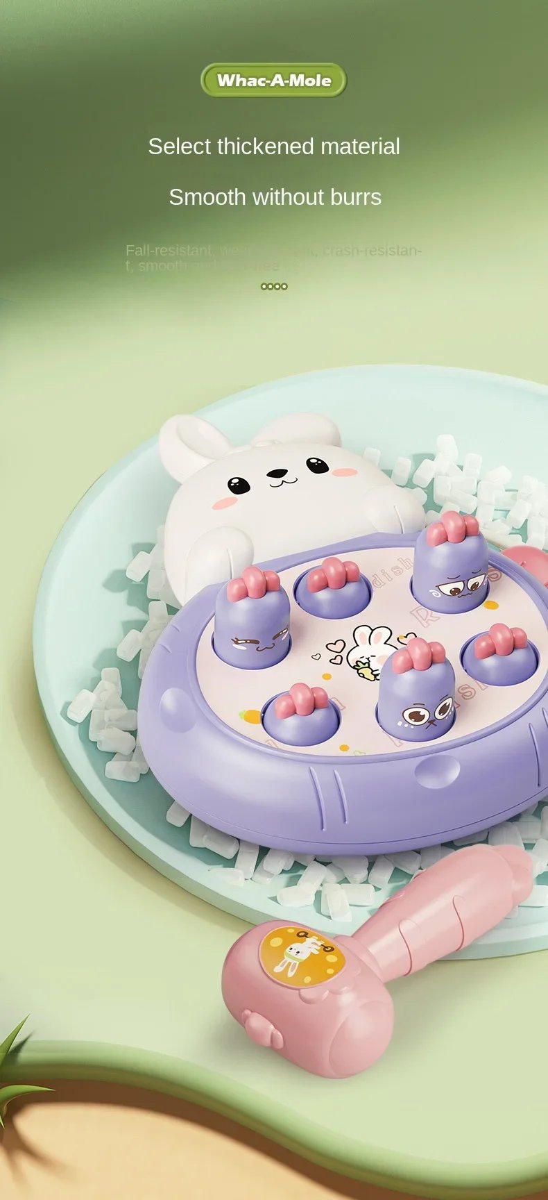 Juguetes de dibujos animados Montessori para bebés, regalo educativo de cumpleaños para niños pequeños, juego de golpear con tema Animal, juego de mesa para padres e hijos Juguetes de dibujos animados Montessori para bebés, regalo educativo de cumpleaños para niños pequeños, juego de golpear con tema Animal, juego de mesa para padres e hijos