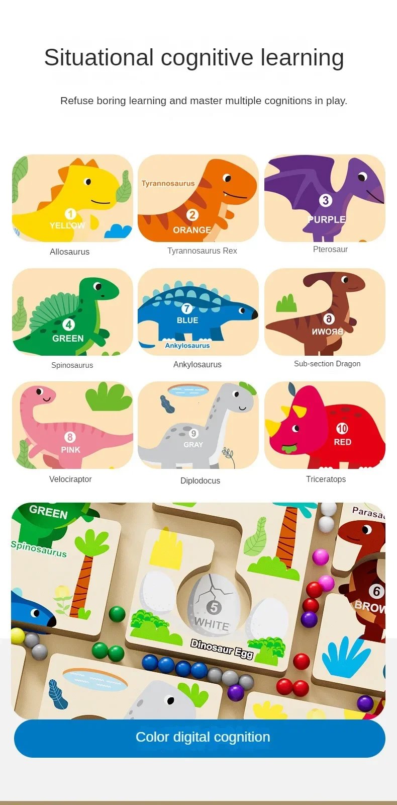 Juegos de clasificaci&oacute;n de colores magn&eacute;ticos Montessori, tablero de laberinto, bol&iacute;grafo, juegos de cuentas m&oacute;viles, Control de madera, juego sensorial, juguetes educativos para ni&ntilde;os