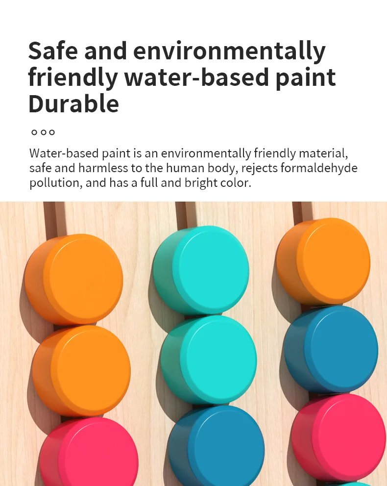 Tablero de juego de aprendizaje cognitivo Montessori con forma de Color de madera, estimulación temprana de los niños, pensamiento lógico cerebral, juguetes para desarrollar Tablero de juego de aprendizaje cognitivo Montessori con forma de Color de madera, estimulación temprana de los niños, pensamiento lógico cerebral, juguetes para desarrollar