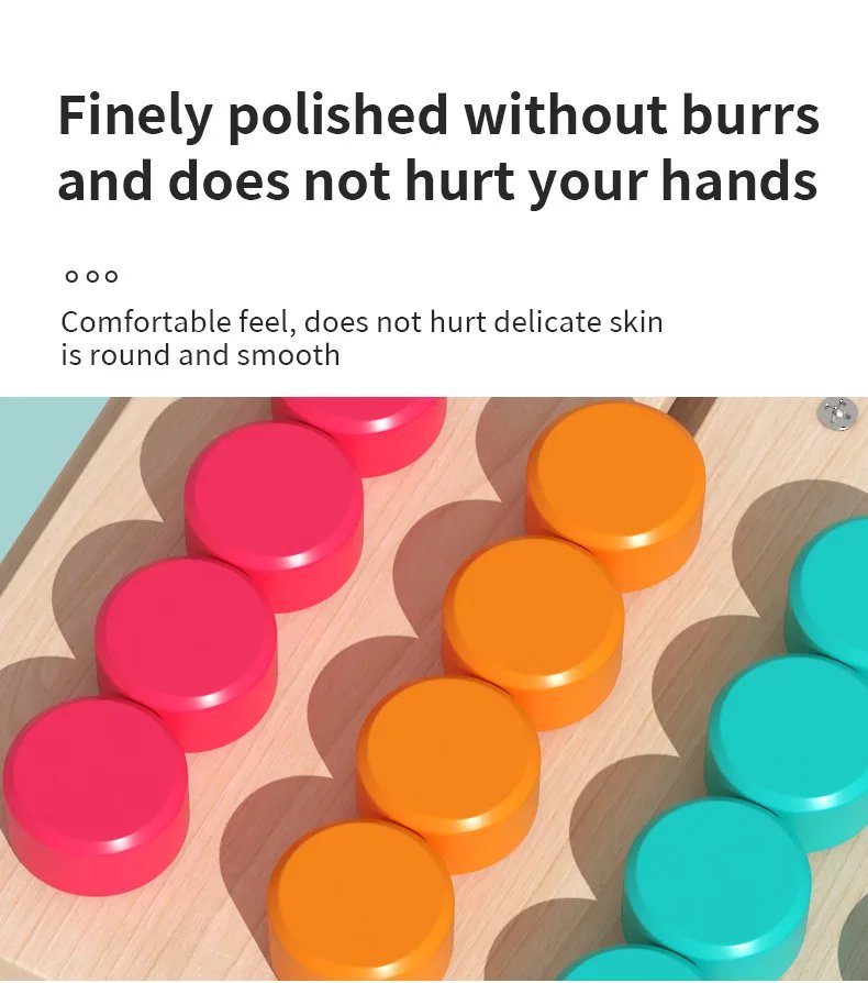 Tablero de juego de aprendizaje cognitivo Montessori con forma de Color de madera, estimulación temprana de los niños, pensamiento lógico cerebral, juguetes para desarrollar Tablero de juego de aprendizaje cognitivo Montessori con forma de Color de madera, estimulación temprana de los niños, pensamiento lógico cerebral, juguetes para desarrollar