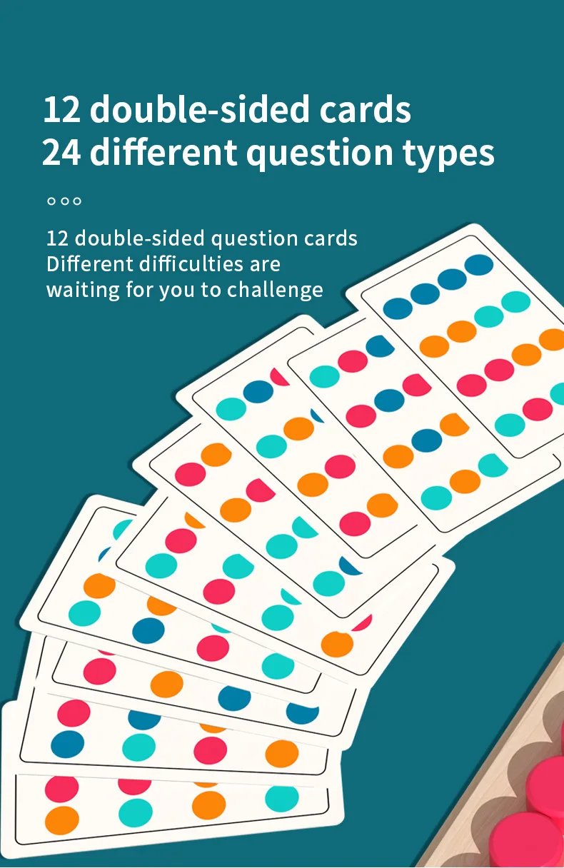 Tablero de juego de aprendizaje cognitivo Montessori con forma de Color de madera, estimulación temprana de los niños, pensamiento lógico cerebral, juguetes para desarrollar Tablero de juego de aprendizaje cognitivo Montessori con forma de Color de madera, estimulación temprana de los niños, pensamiento lógico cerebral, juguetes para desarrollar